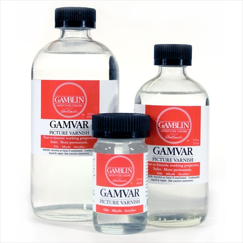 Gamvar Picture Varnish 16 Oz.