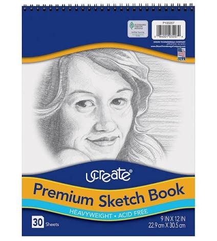 Pacon 3207R Art 1St Sketch Books- 9 X 12 In.