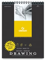 Canson  Pure White Drawing Pads, 9 X 12 In.