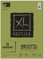 Canson 702-2427 Xl Recycled Bristol Pads, 14 X 17 In.