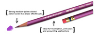 20054 Col-Erase Pencils Tuscan Red No.1275