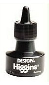 Waterproof Black India Ink- 16 Oz.