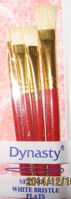 Bristle Flat 4 Brush Set