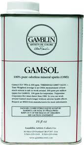 Picture of Gamblin 00090G Gamsol Solvent - 16 Oz.