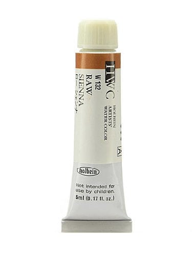 W132 Watercolor Tube 5 ml.- Raw Sienna