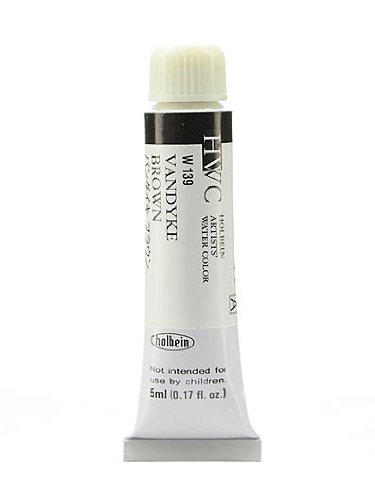 W139 Watercolor Tube 5 ml., Vandyke Brown