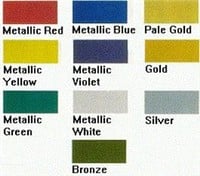D172 Acryla Gouache Metallic, Silver, 20 ml.