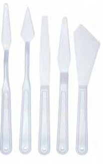 Plastic Palette Knives - 2.37 In. Offset Trowel