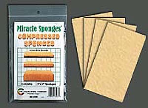 The Color Wheel 3467CW 8 X 11 In. Miracle Sponge- Pack - 2