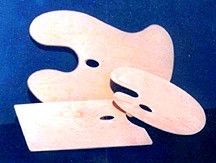 9 X 12 In. Rectangular Wooden Palette