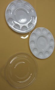 Picture of Jack Richeson 400220 10 Well Covered Plastic Palette