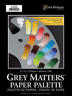 12 X 16 In. Grey Matters Paper Palette