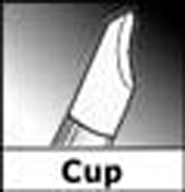 CS12302 Color Shaper Firm Cup Chisel - No.2