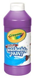 Picture of Art Supplies 201642 16 Oz. Crayola Washable Paint - Blue