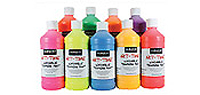 Picture of Art Supplies 225720 Fluorescent Tempera Paint - Red