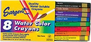 Picture of Art Supplies 221108 Watercolor Crayons - 8 Color