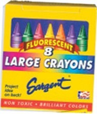 Picture of Art Supplies 220551 Fluorescent Crayons&#44; Large - 8 Pack