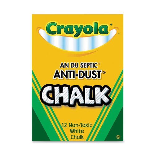 Picture of Crayola 1402 Anti-Dust Chalk&#44; White - 12 Pieces