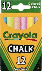 Picture of Crayola 320 Kids White Chalk&#44; 12 Count