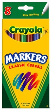 7709 Classic Colors- 8 Fine Tip