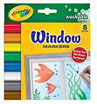 Crayola  Fx Washable Window Markers 8 Count