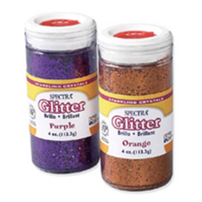 Pacon 91840 16 Oz. Spectra Glitter Jars- Clear