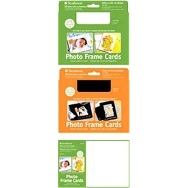 Art Supplies 105250 Photoframe Cards White 40 Per Pack