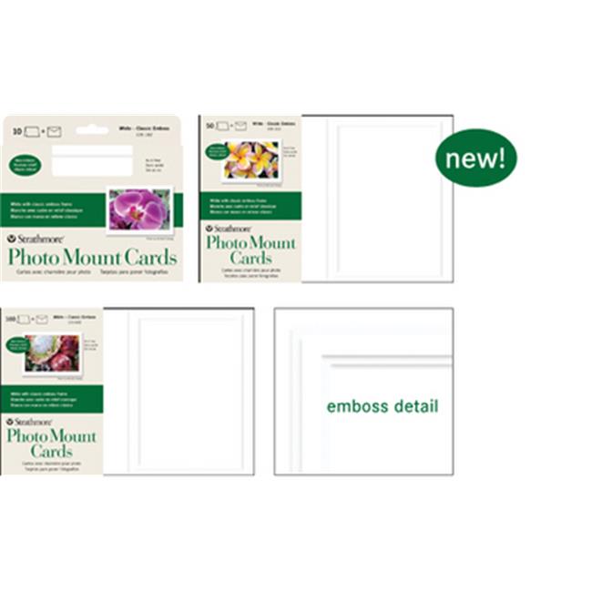 Strathmore 105-232 Embossed Photo Mount 50 Pack