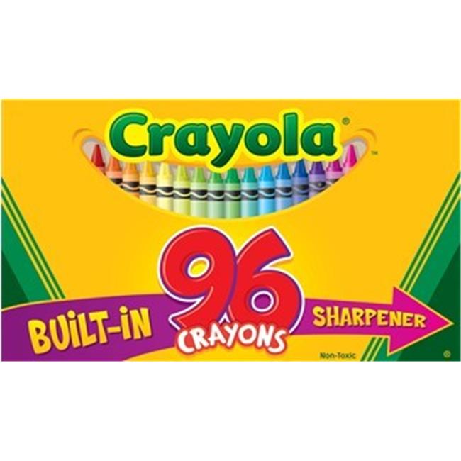Crayola 064D Crayons Hinge Box Regular - 64 Count