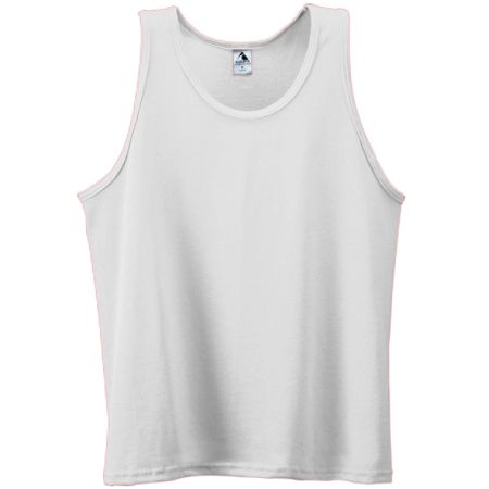 Picture of Augusta 180A Adult Athletic Tank- White - 3X
