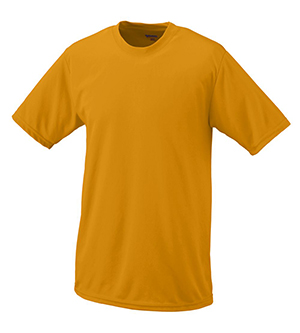 Augusta 790A Adult Wicking Softball Tee - Gold- Extra Large