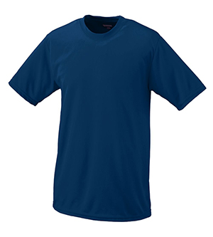 Augusta 790A Adult Wicking Softball Tee - Navy- Small