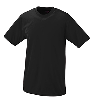Augusta 790A Adult Wicking Softball Tee - Black- 2x