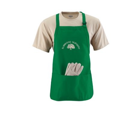 Picture of Augusta 4250A Medium Length Apron With Pouch- Kelly - One