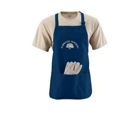 Picture of Augusta 4250A Medium Length Apron With Pouch&#44; Navy - One