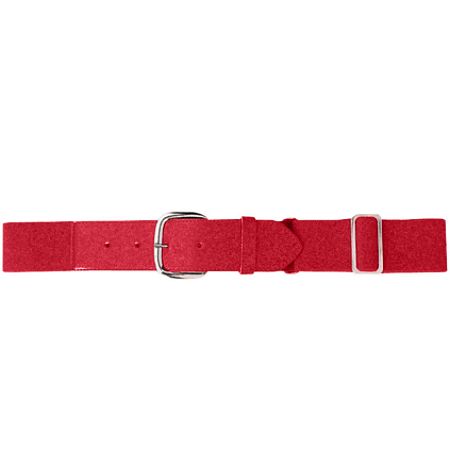 6001A Elastic Baseball Belt, Red - All