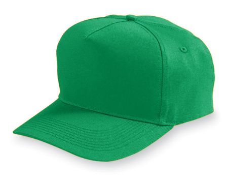 Picture of Augusta 6202A Five Panel Cotton Twill Cap - Kelly- All