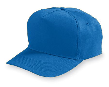 Picture of Augusta 6202A Five Panel Cotton Twill Cap - Royal Blue- All