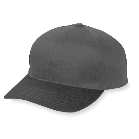 Picture of Augusta 6204A Six Panel Cotton Twill Low Profile Cap - Black- All