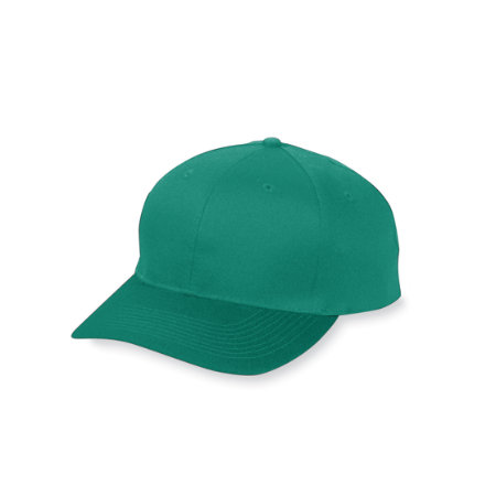 Picture of Augusta 6206A Youth Six Panel Cotton Twill Low Profile Cap - Dark Green&#44; All