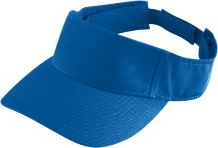 Augusta 6226A Youth Sport Twill Visor - Royal Blue- All