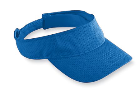 Augusta 6227A Adult Athletic Mesh Visor - Royal Blue- All