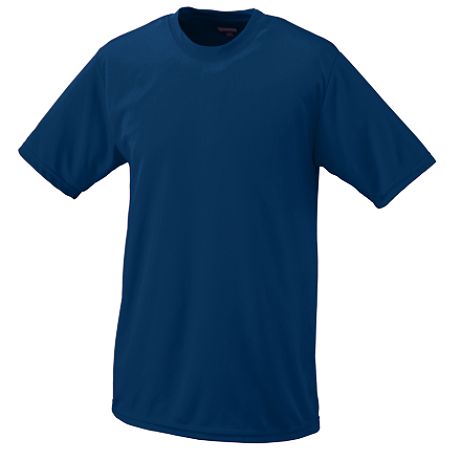 Augusta 791A Youth Wicking T-Shirt- Navy- Small