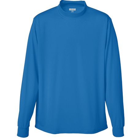 Augusta 797A Wicking Mock Turtleneck- Royal Blue- XL