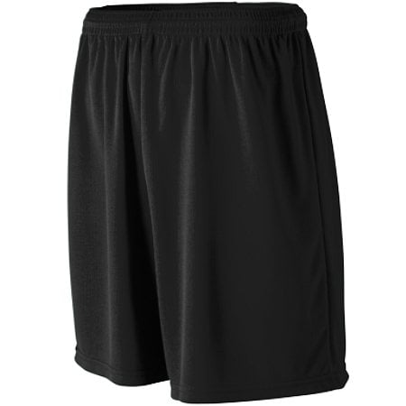 805A Wicking Mesh Athletic Short, Black - 2X