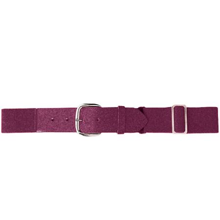 Picture of Augusta 6002A Elastic Baseball Belt Youth - Maroon&#44; All