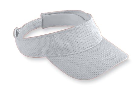 Augusta 6227A Adult Athletic Mesh Visor - Silver- All