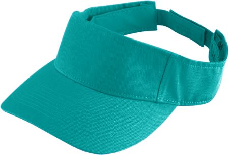 Augusta 6225A Sport Twill Visor- Teal - All
