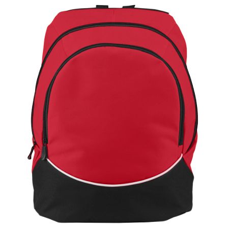 Picture of Augusta 1915A Large Tri-Color Backpack- Red - All