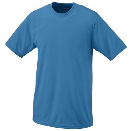 Augusta 791A Youth Wicking Tee- Columbia Blue- Medium